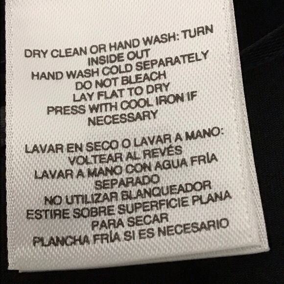 Anne Klein Womens Small Black Sleeveless V-Neck Top Pullover Sheer NWT - Picture 4 of 10